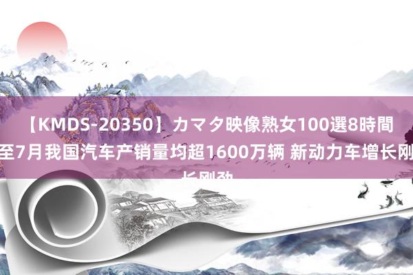 【KMDS-20350】カマタ映像熟女100選8時間 1至7月我国汽车产销量均超1600万辆 新动力车增长刚劲